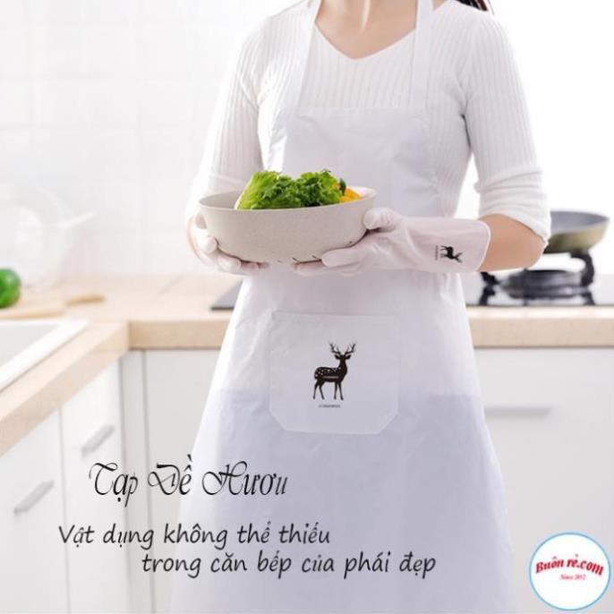 Tạp dề chống thấm hình hươu siêu bền