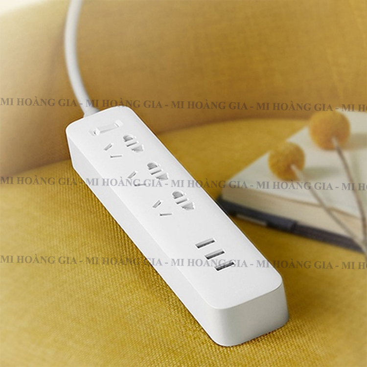 Ổ Cắm Điện Tích Hợp Sạc USB Xiaomi Mi Power Strip - Hàng Chính Hàng