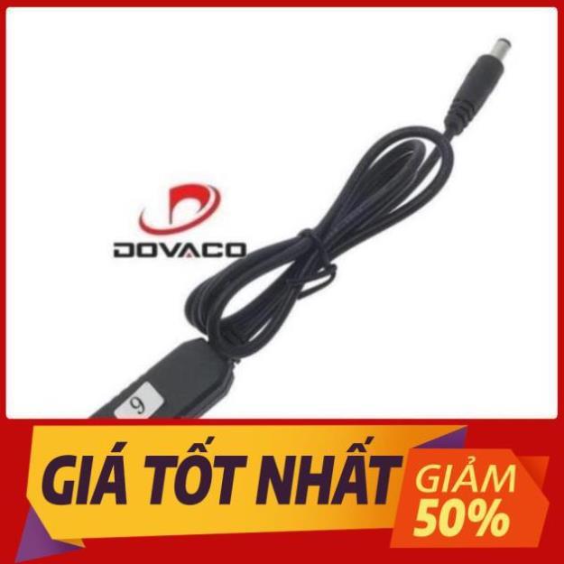 Cáp chuyển đổi điện áp từ cổng USB 5V sang 9V/12V