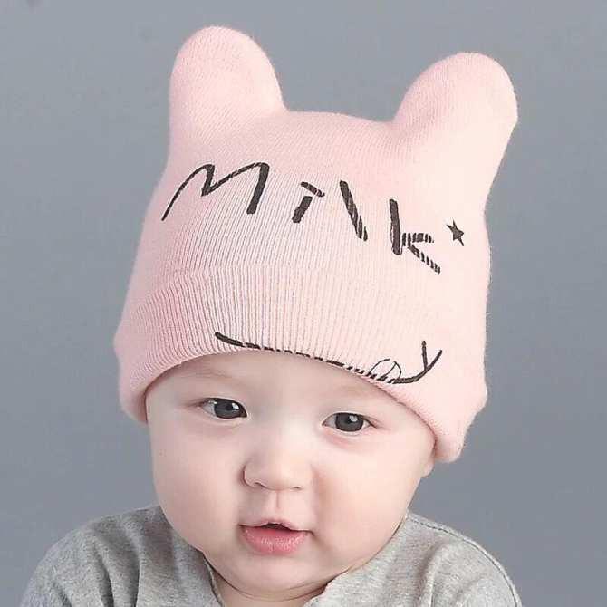 Mũ len mèo milk nhiều mẫu cho bé trai bé gái 0-24m