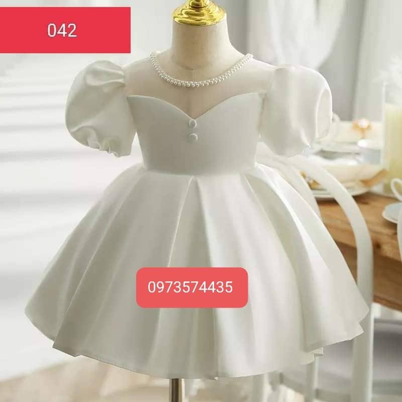 VÁY CÔNG CHÚA XẾP HỘP CHO BÉ 1 tuổi đến 12 tuổi.