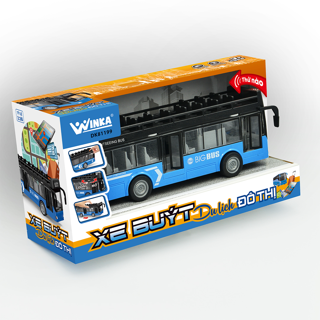 Đồ Chơi Duka Xe Buýt Du Lịch Đô Thị DK81199