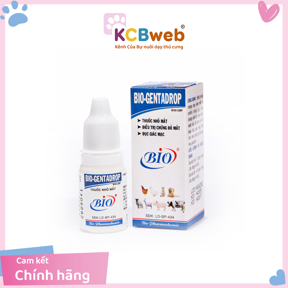 Nhỏ mắt thú cưng Bio-gentadrop