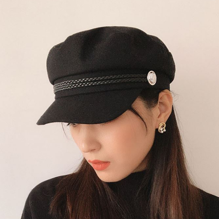 Mũ Nồi, Mũ Beret Nữ Kiểu Dáng Thời Trang Phong Cách Hàn Quốc