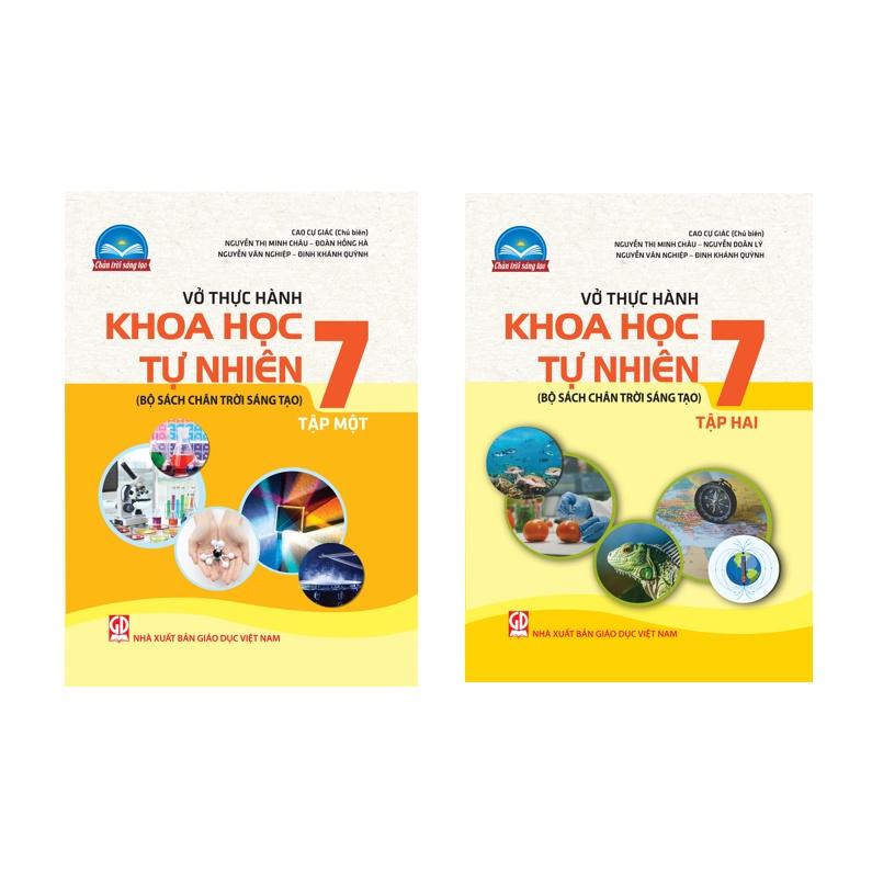 Sách - Combo Vở thực hành Khoa học tự nhiên 7 tập 1 + 2 ( Chân trời sáng tạo)