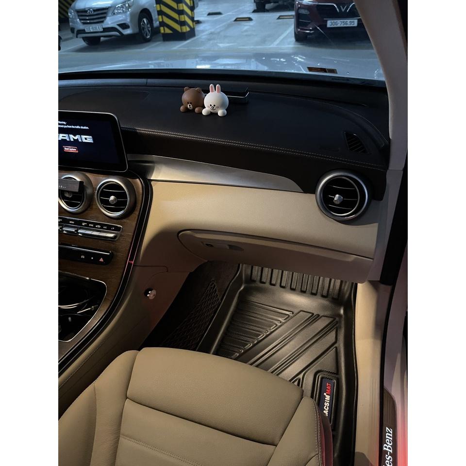 Thảm lót sàn xe ô tô Mercedes Ben GLC qd   Nhãn hiệu Macsim chất liệu nhựa TPV cao cấp