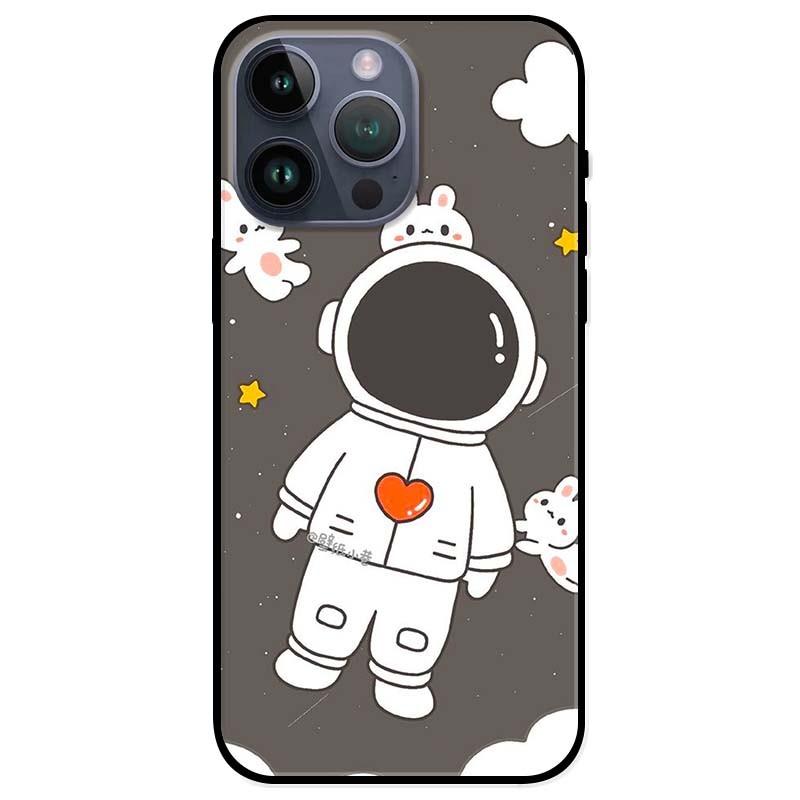 Ốp lưng dành cho Iphone 14 - Iphone 14 Plus - Iphone 14 Pro - Iphone 14 Pro Max - Phi Hành và Thỏ