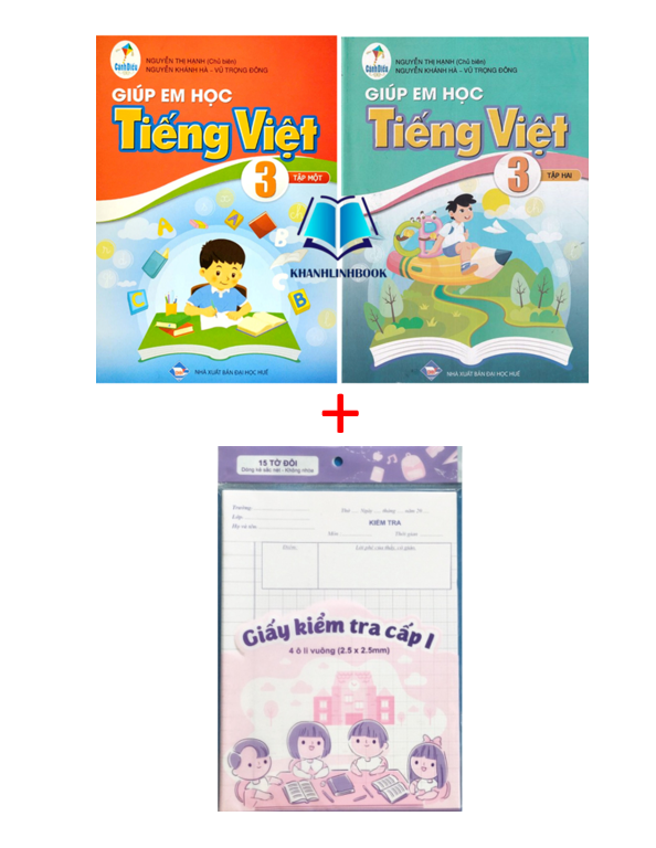 Sách - Combo Giúp em học Tiếng Việt 3 - tập 1 + 2