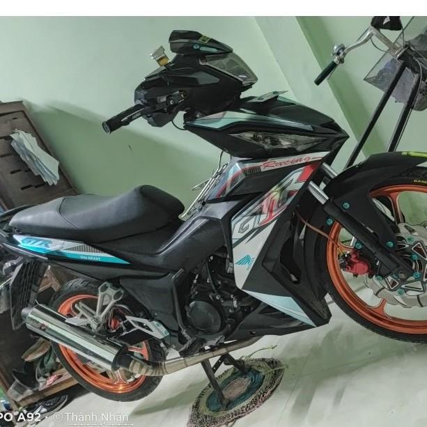 Tem winner 150 GTR xanh bạc crom