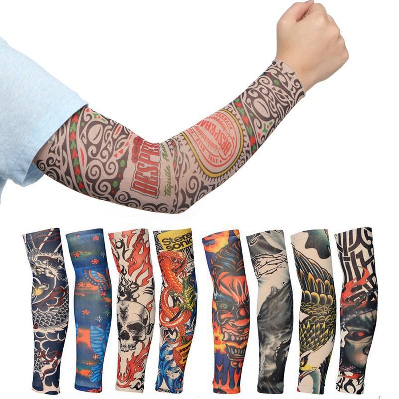 Găng Tay Chống Nắng Hình Xăm Tattoo 3D (Mẫu ngẫu nhiên) Jđộc đáo