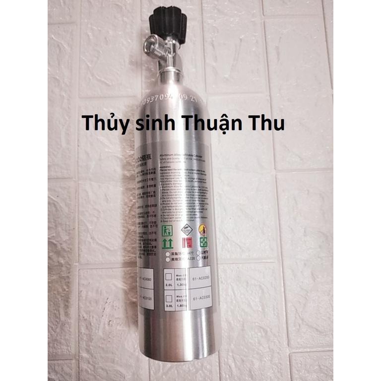 Bình Co2 nhôm 1L - 2L Tawan (có khí)