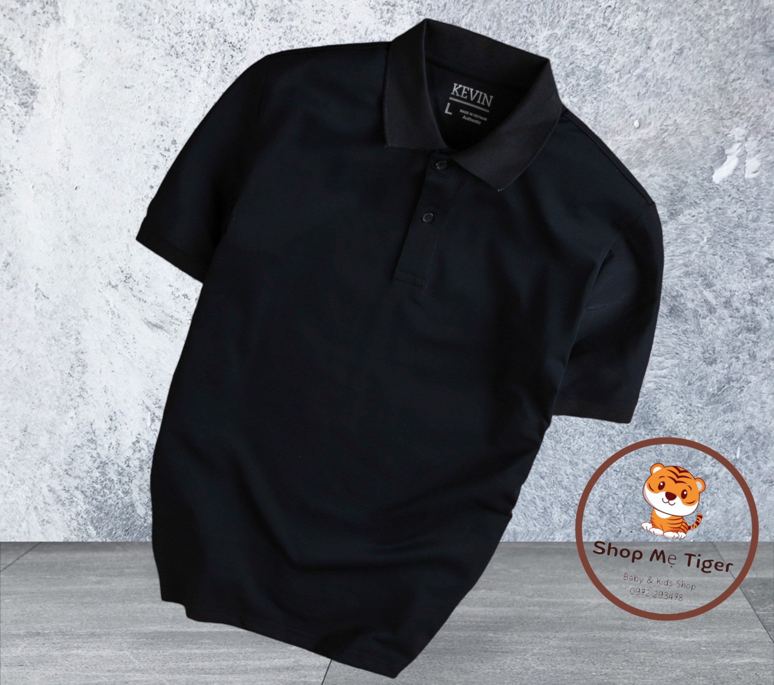 Áo thun Polo nam cổ bẻ Kevin vải cá sấu Poly kháng khuẩn, chống nhăn, thoáng mát