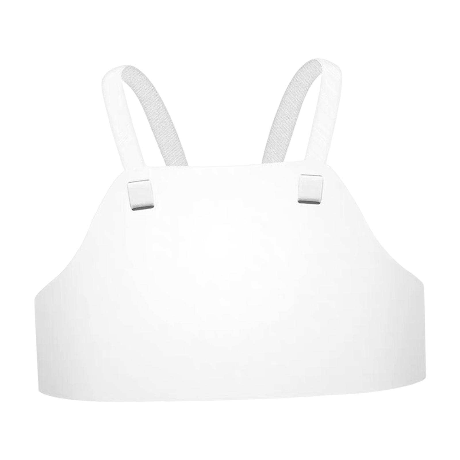 Breast Protector Karate Adjustable Strap Fencing Sports Guard for Heavy Punching