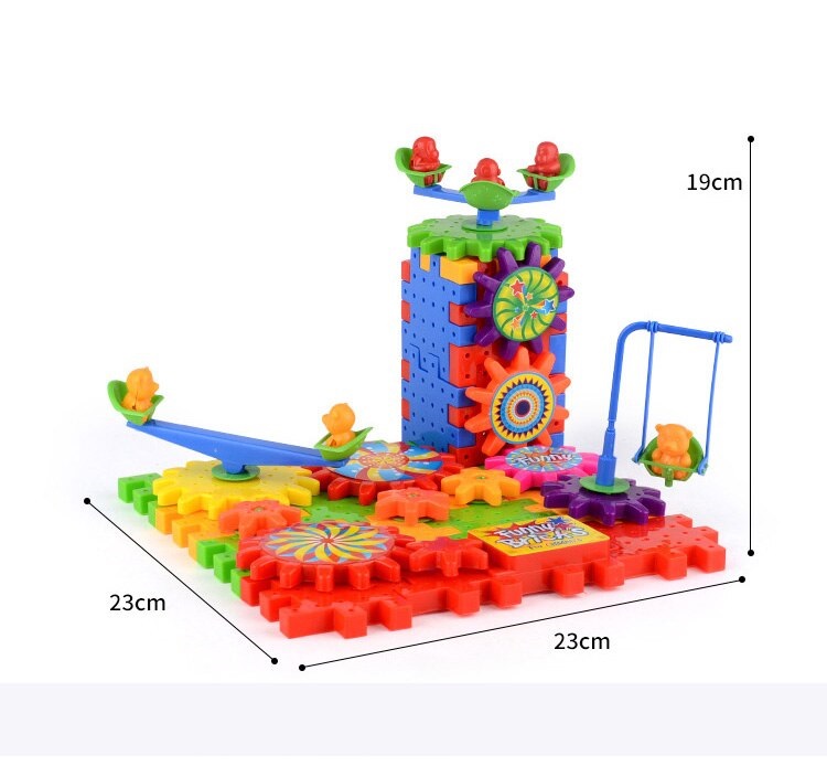 Bộ Đồ Chơi Lắp Ghép IQ Builder 3D 81 Món Cho Bé