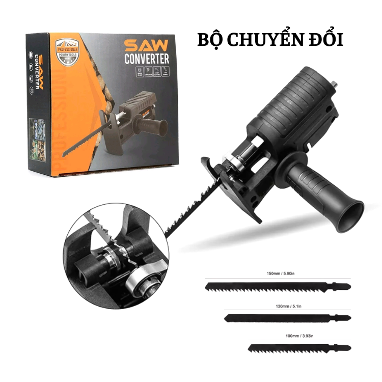 Bộ Chuyển Đổi Máy Khoan Thành Máy Cưa Lọng Cầm Tay