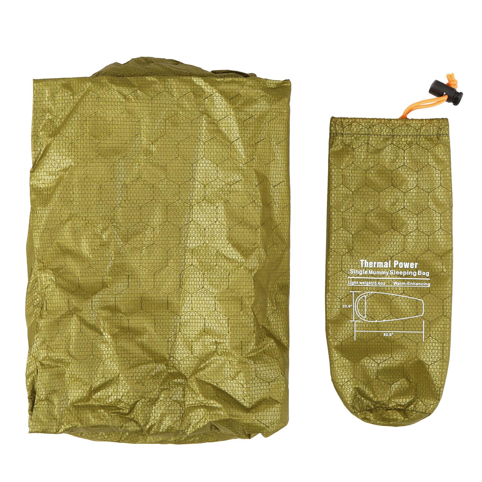 2 Person Emergency Sleeping Bag Lightweight Waterproof Thermal Emergency Blanket Survival Gear for Outdoor Adventure Camping Hiking Backpacking