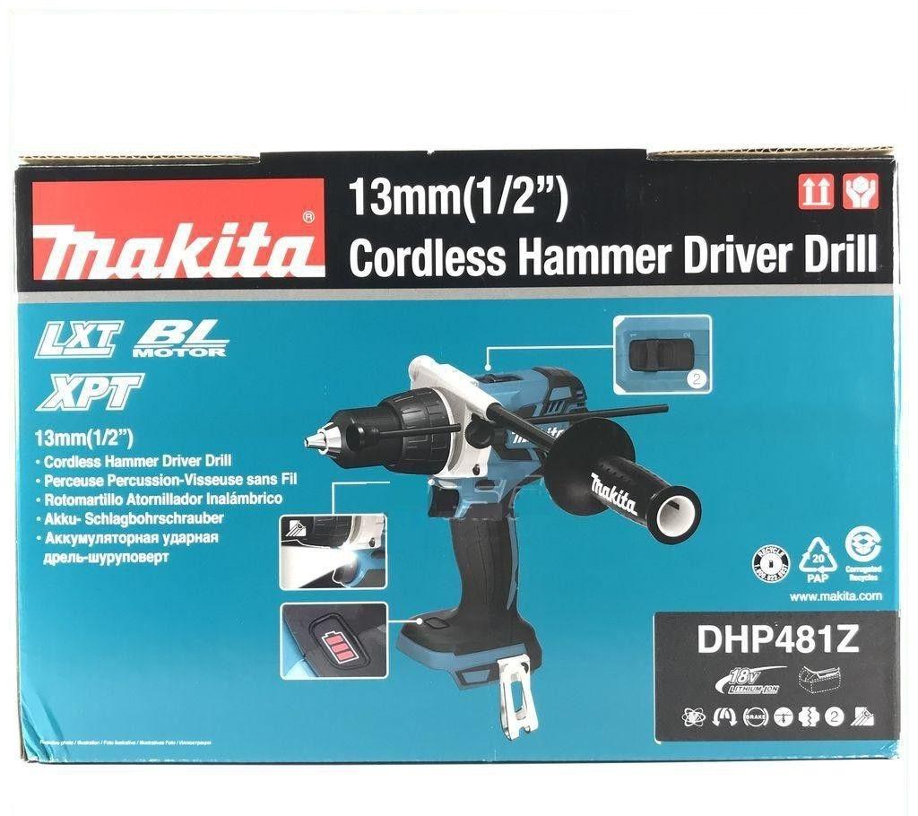 MÁY KHOAN BÚA, VẶN VÍT DÙNG PIN 18V MAKITA DHP481Z - HÀNG CHÍNH HÃNG