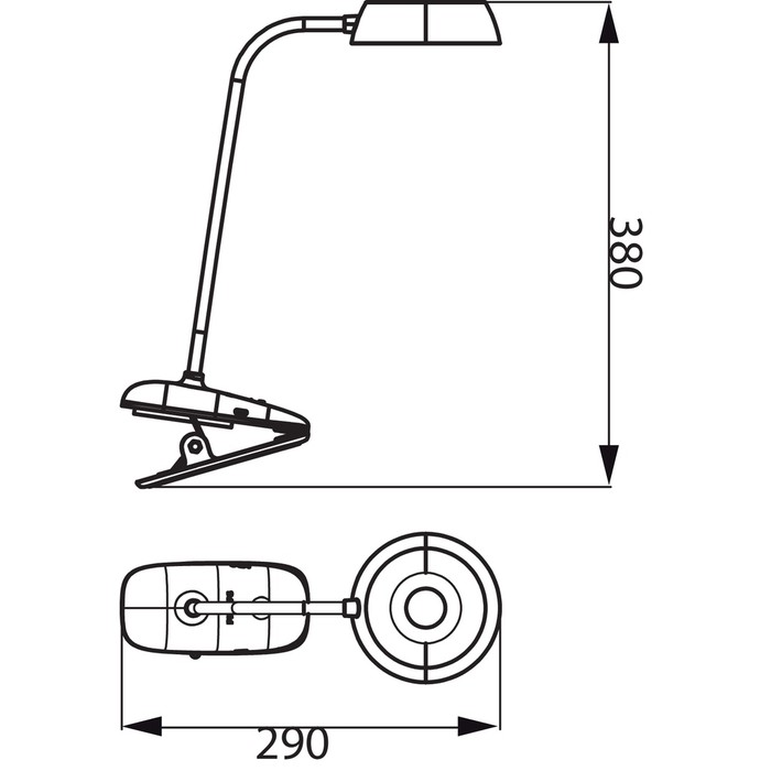 Đèn bàn Philips DonutClip DSK201