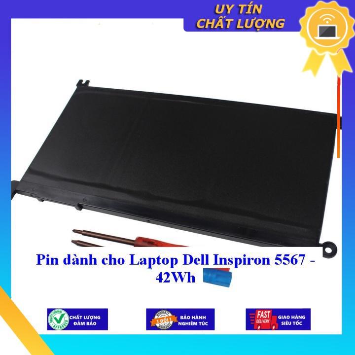 Pin dùng cho Laptop Dell Inspiron 5567  42Wh - Hàng Nhập Khẩu New Seal