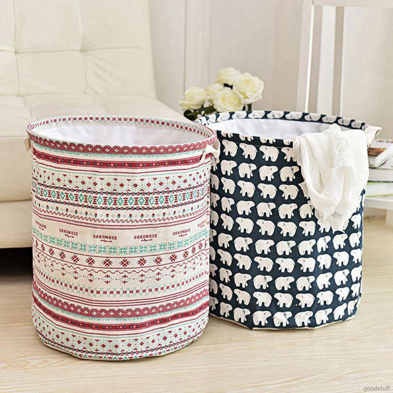 Foldable extra large laundry basket storage for clothes