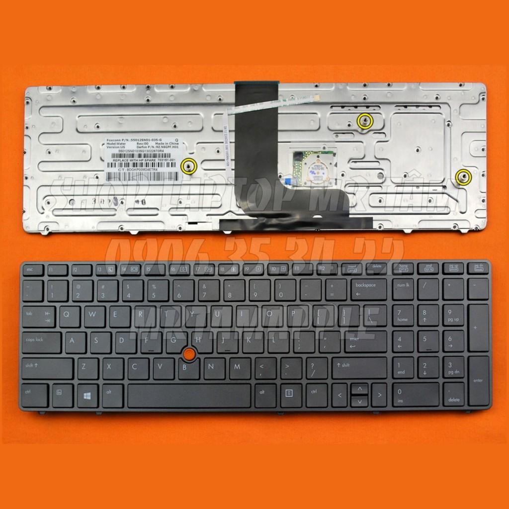 (KEYBOARD) BÀN PHÍM LAPTOP DÀNH CHO HP 8560W dùng cho EliteBook 8560w 8570w