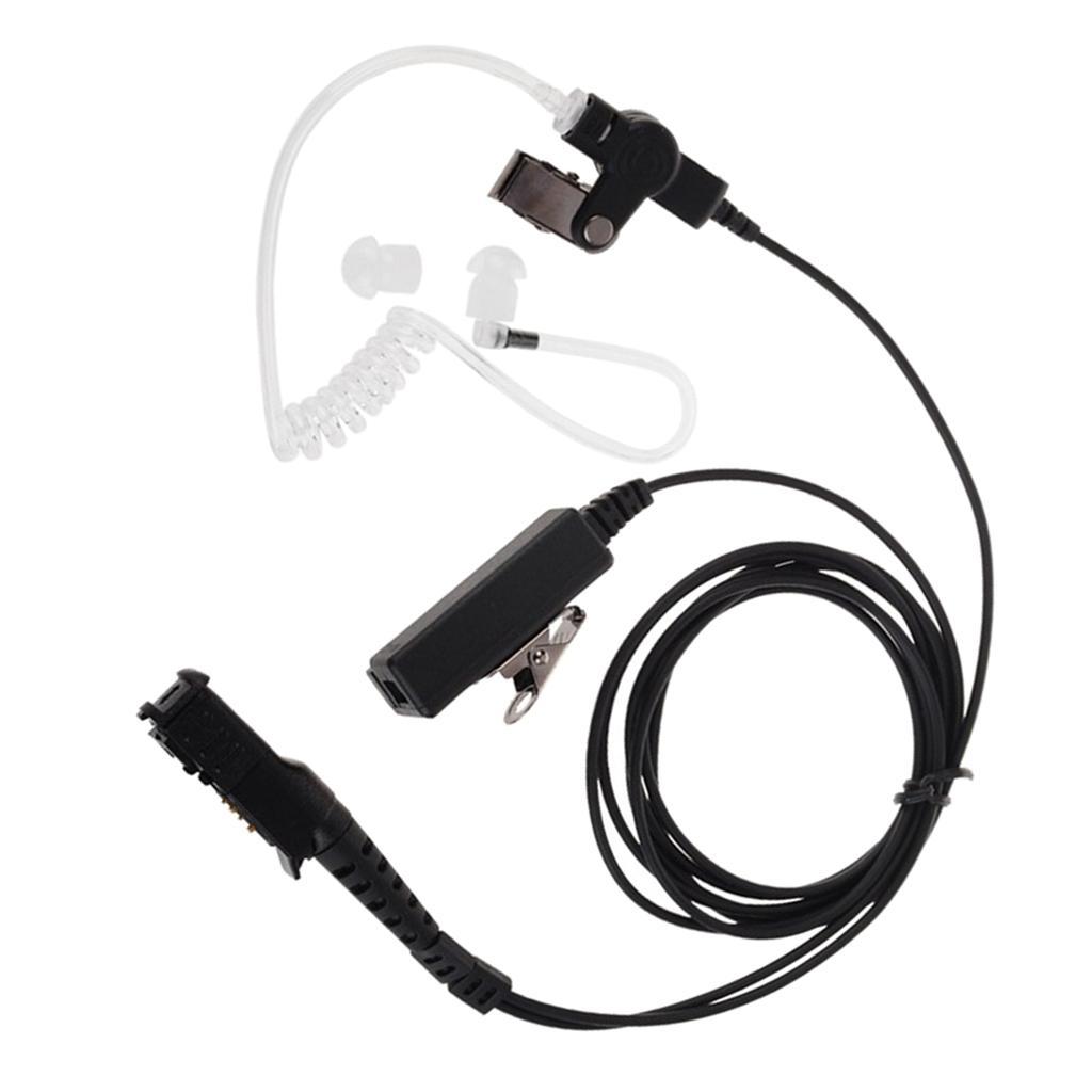 Covert Acoustic Tube Headset/Earpiece PTT Mic for  XPR3300 XPR3500