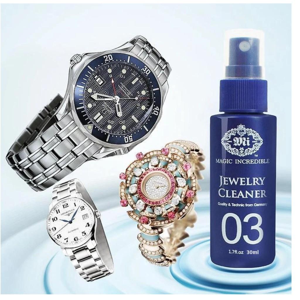 XỊT TẨY SẠCH TRANG SỨC JEWELRY CLEANER - Giữ độ bền siêu sáng bóng