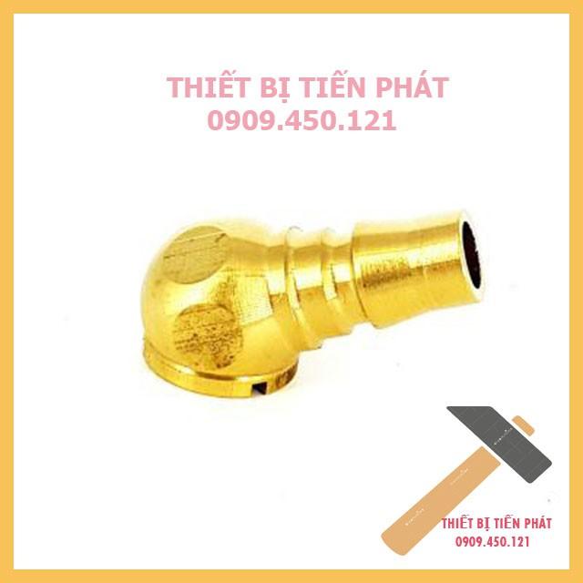 Đầu Bơm Hơi Xe Đồng Thau Loại Gài Ống Tháo Rời Nhanh Chóng