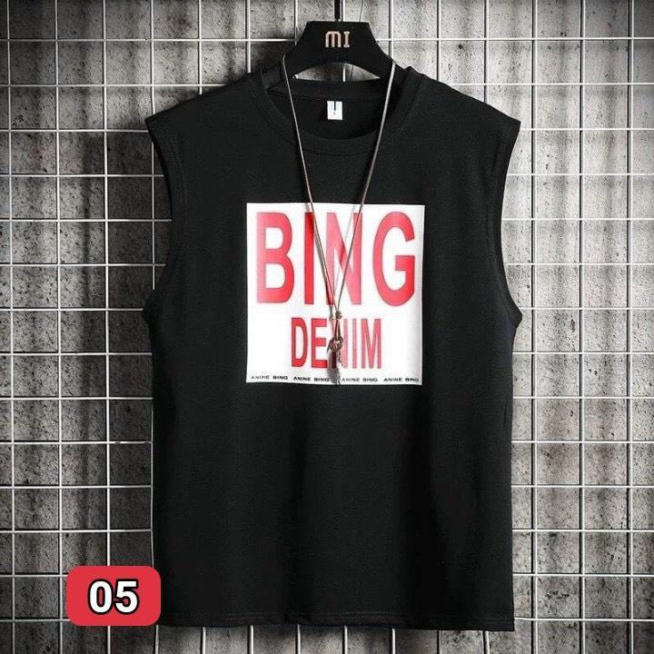 Áo ba lỗ nam thể thao sát nách co giãn thấm hút mồ hôi, chất liệu cotton siêu mát, đường may kĩ, hàng cao cấp