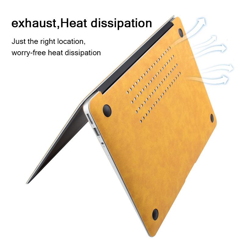 Túi Đựng Laptop Cho Macbook Air Da PU Cover Thanh Cảm Ứng Vỏ Da Dành Cho Macbook Pro 15 Pro 13 Air 15 16 Laptop Trường Hợp
