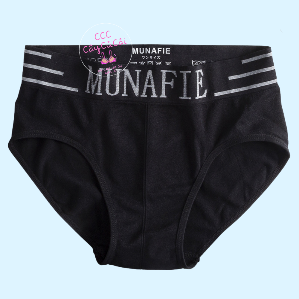 Quần lót tam giác munafie co giãn 4 chiều kích cỡ thoải mái mỗi quần 1 túi zip sang trọng CCC089