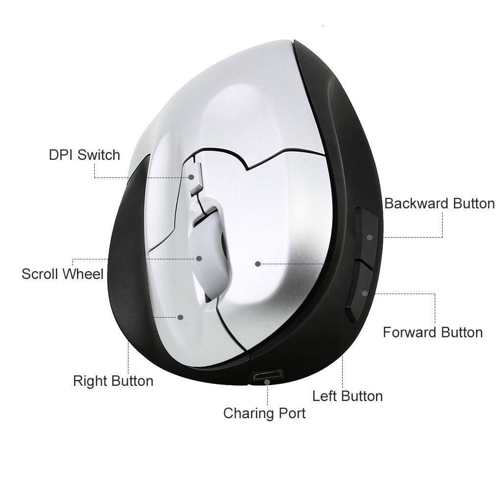 Wireless Optical Mouse Mice + USB Receiver for PC Laptop Macbook Air/ Pro