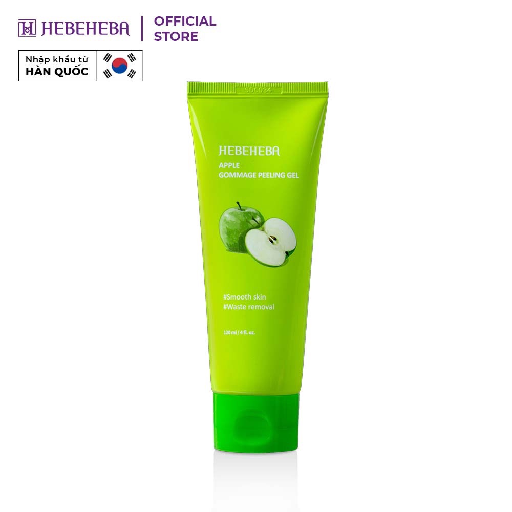 Tẩy Tế Bào Da Chết Táo Xanh Hebeheba Apple Gommage Peeling Gel 120ml