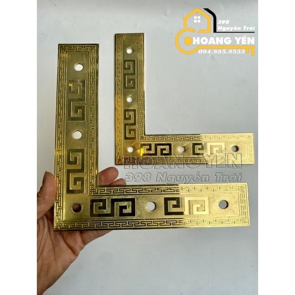 Ke đồng cửa cổng, Ke góc bằng đồng, Ke cửa góc vuông 4x20x20/ 5x25x25cm