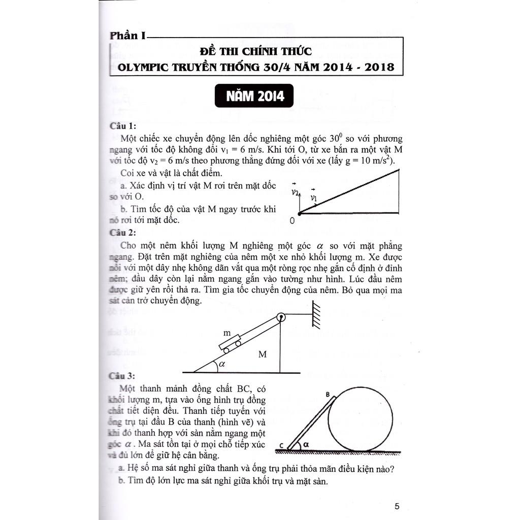 Sách - Tổng tập đề thi Olympic 30 tháng 4 Vật lý 10 (2014 - 2018)