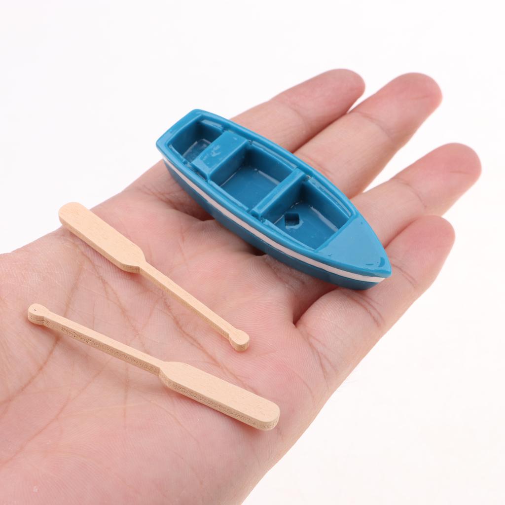 1/12 Nhà Búp Bê Mini Bãi Biển Dù Ghế Cây Bộ Phụ Kiện Cảnh Đời