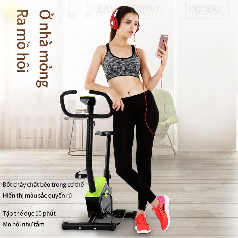 Xe đạp tập thể dục thể thao gym tại nhà  tốc độ + calo + uãng đường+thời gian Dụng cụ thể thao tại nhà sự thích hợp