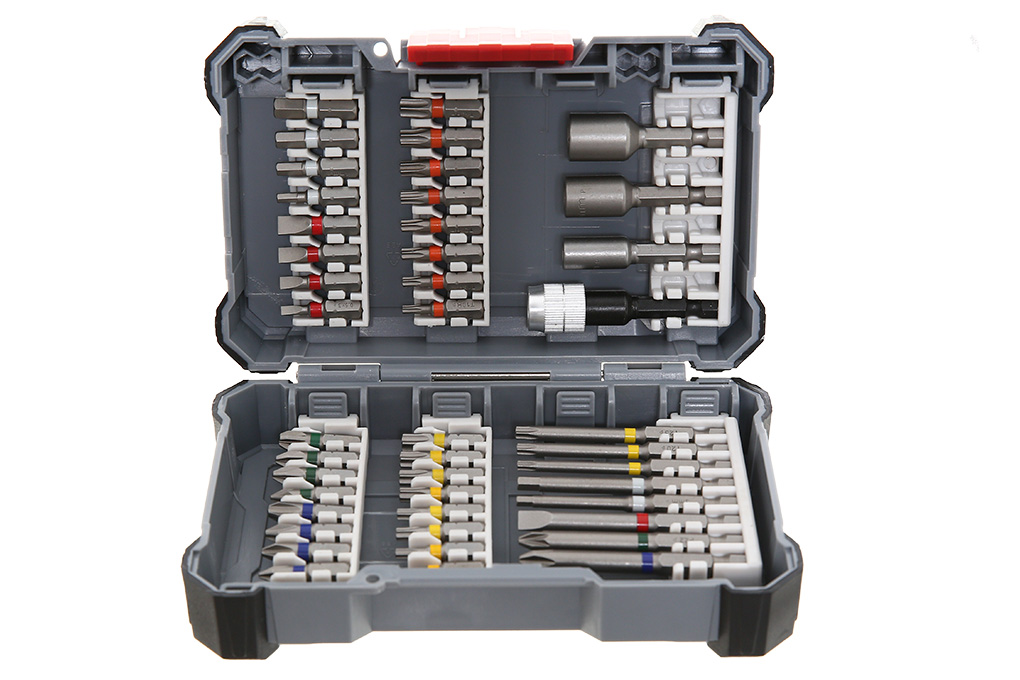 BỘ VẶN VÍT PICK &amp; CLICK BOSCH 44 MÓN - Hàng chính hãng