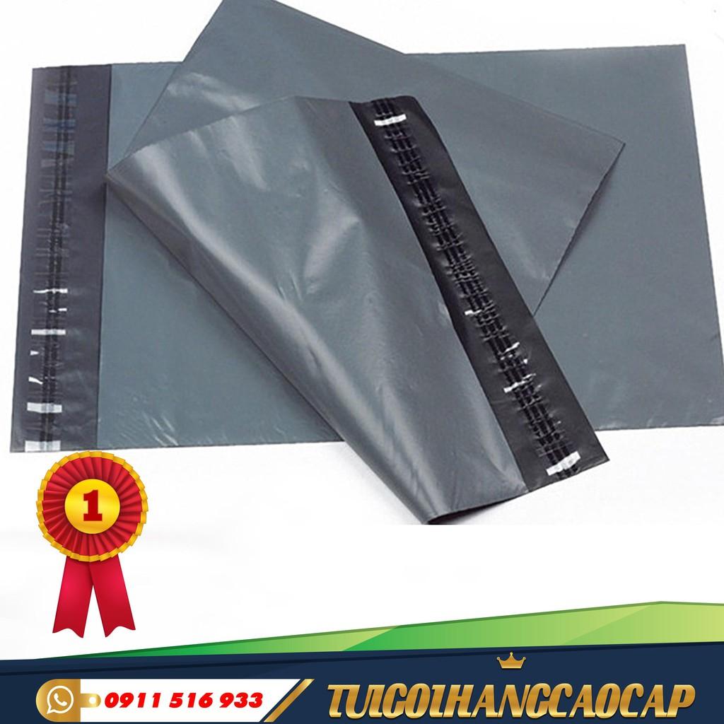 Combo 10 túi gói hàng 20x30cm màu đen xám thường