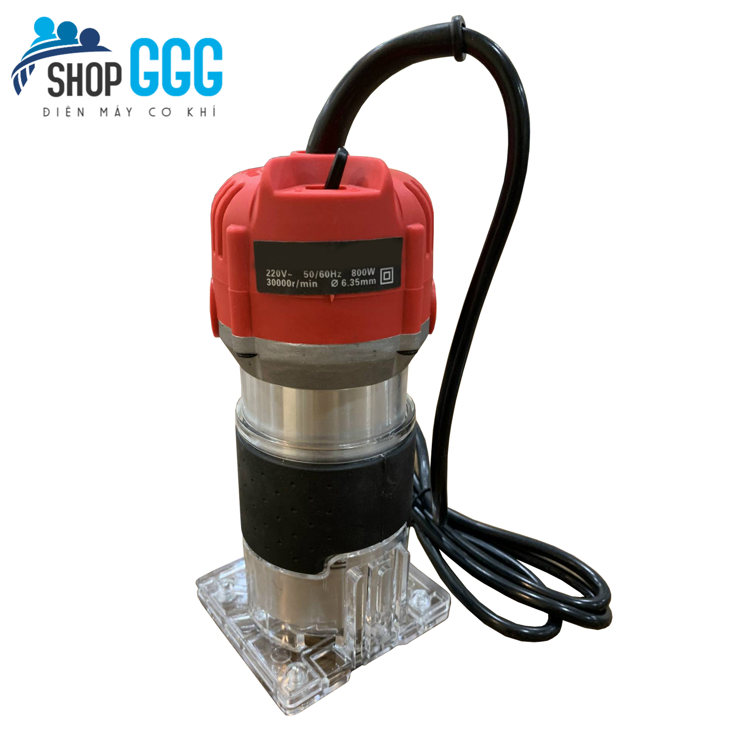 Máy phay gỗ | Máy soi gỗ | Công suất 800w, tốc độ 30000v/p