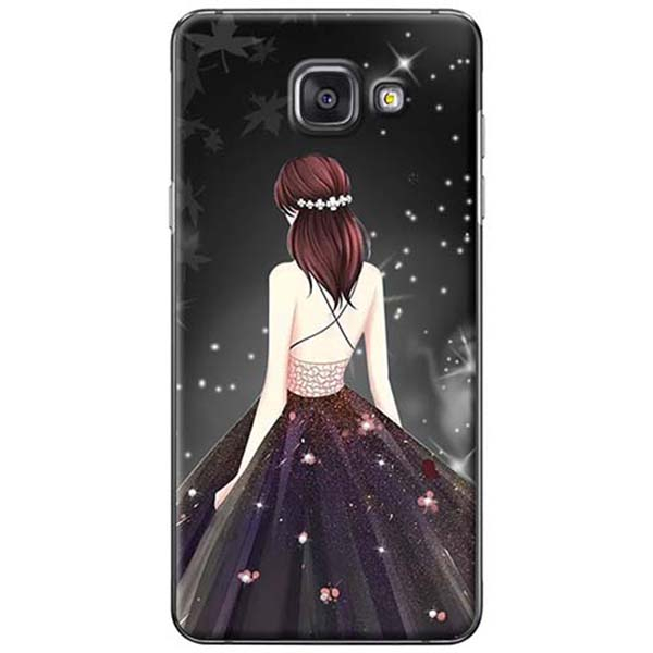 Ốp Lưng Dành Cho Samsung A5 2016 Cô Gái Váy Đen Áo Dây