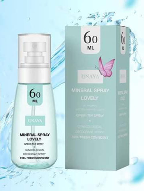 Xịt khoáng khử mùi vùng kin Minaral Spray Lovely Peppermint Spray