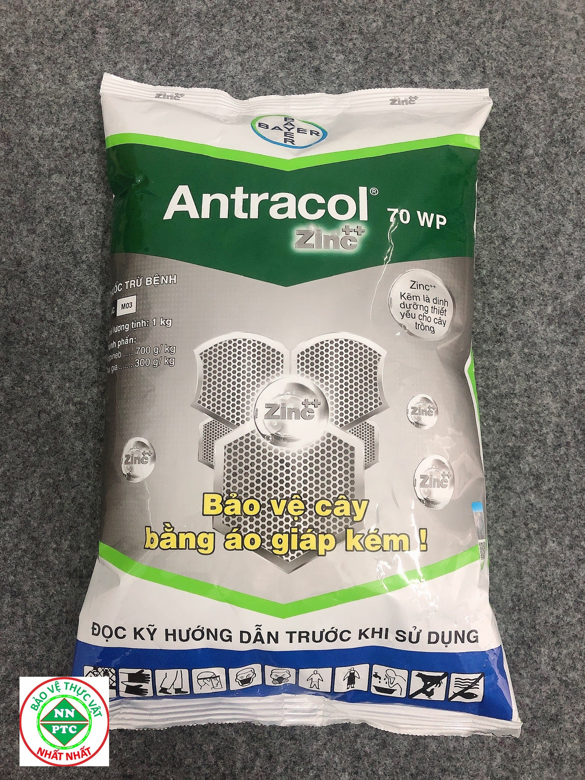 Thuốc Trừ Bệnh Cây Trồng Antracol 70 WP Gói 1 KG