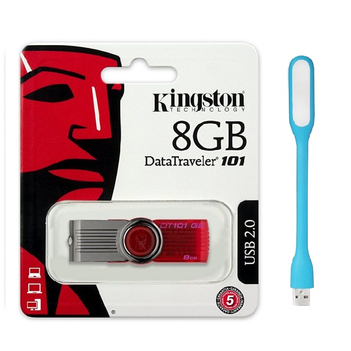 USB Kingston DT101G2 - 8GB- Hàng Chính Hãng + Tặng Đèn Led.