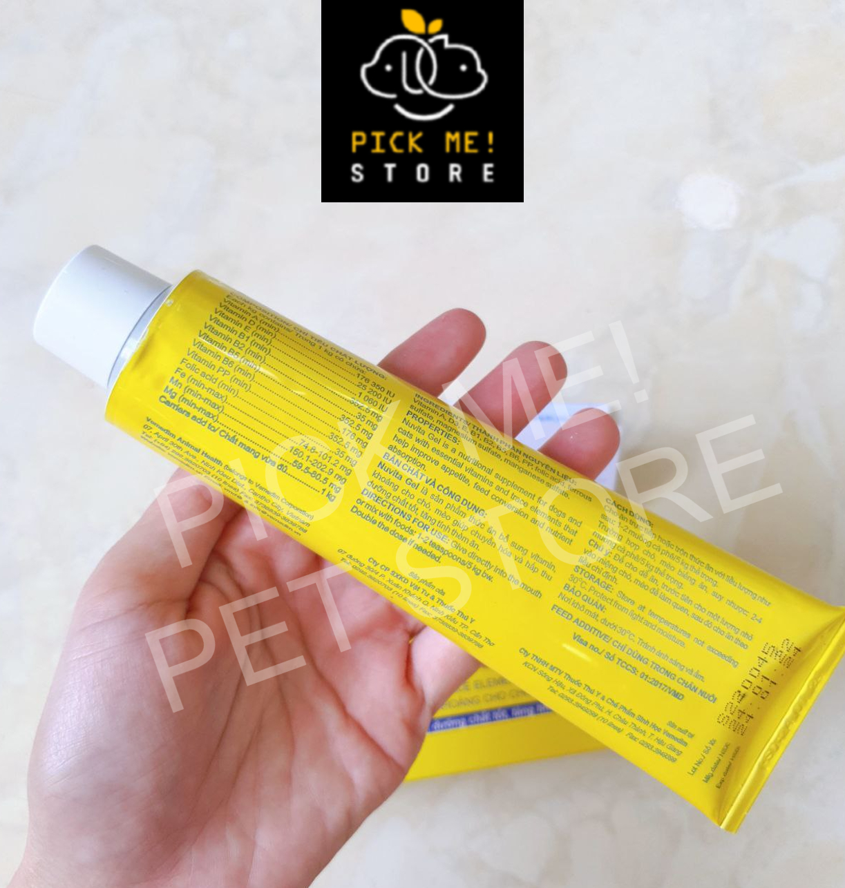 Gel Dinh Dưỡng NUVITA GEL Cho CHÓ MÈO - 120g