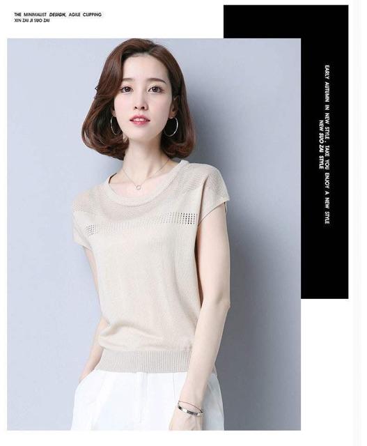 Áo len dệt kim cánh dơi