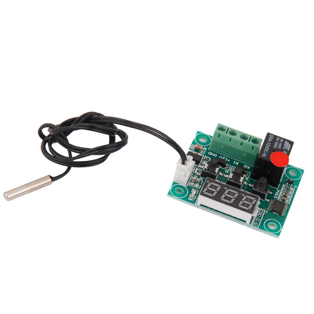 4 Pieces W1209 Digital Thermostat Temperature Control Switch Sensor Module