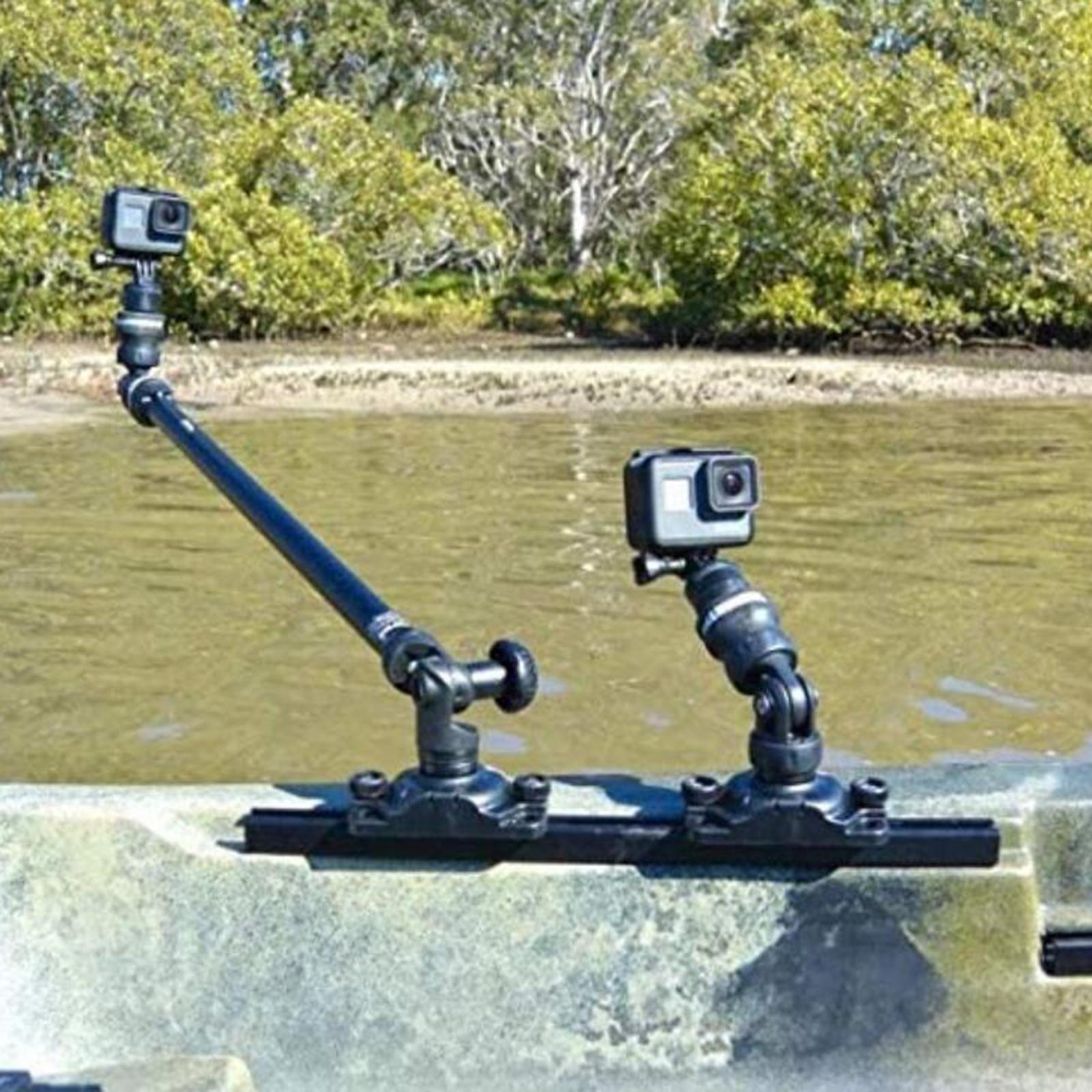 Kayak Action Camera Mount Sports Camera Rack Kayak Rail Track Camera Holder for