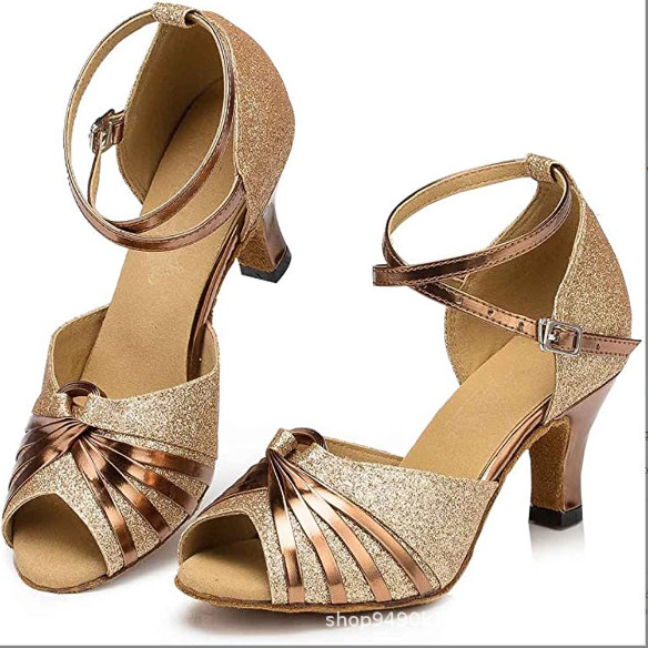 Giày sandal khiêu vũ 5p &₫₫