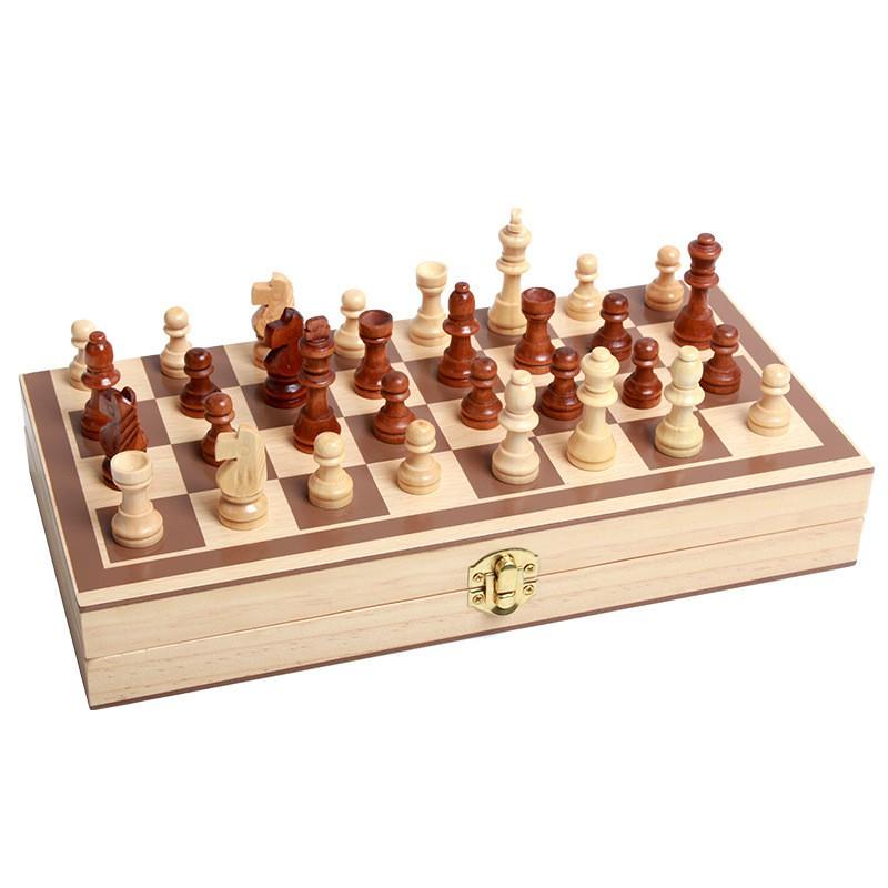 Đồ chơi gỗ Cờ vua cao cấp cho bé size 28x28 cm